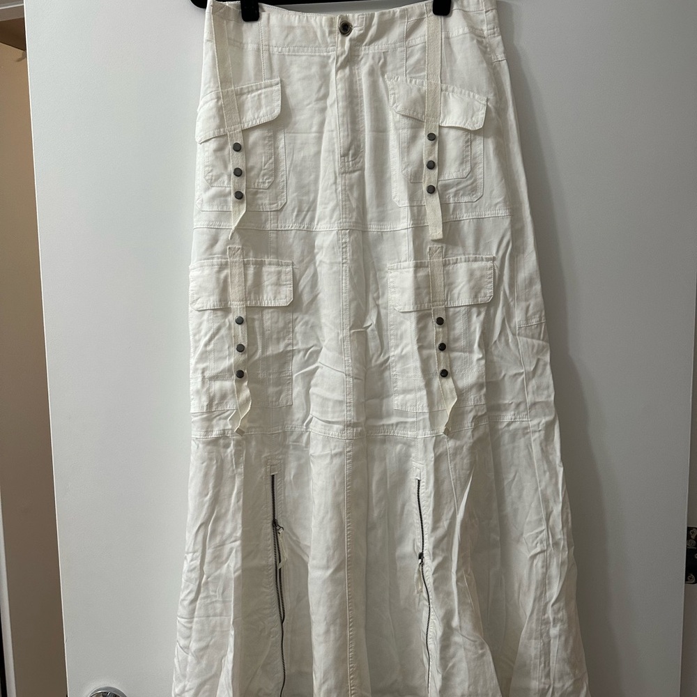 Free People What You Waiting For Maci Skirt in sea salt - Picture 3 of 6